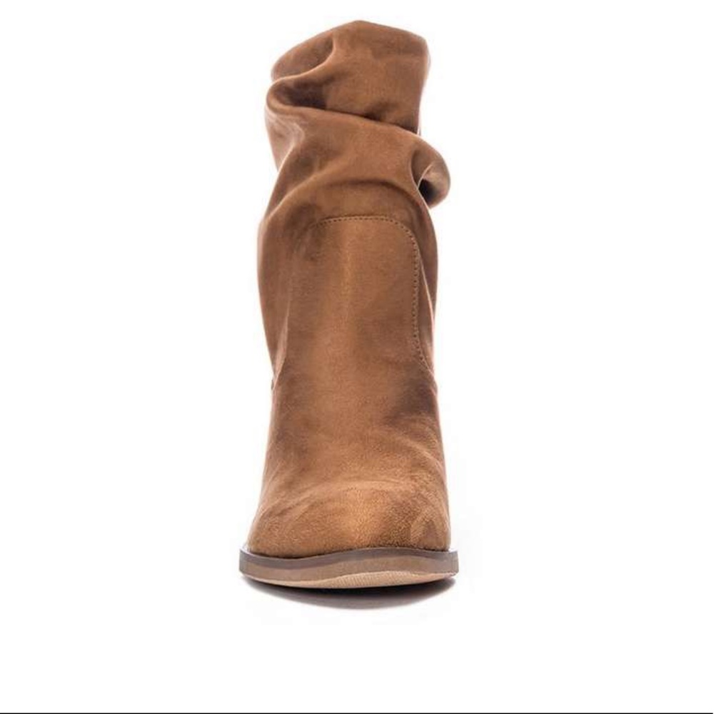 Indigo Rd. Brown Suede Ankle Booties “Obie” heeled boots women’s 7.5 like new - Picture 2 of 14